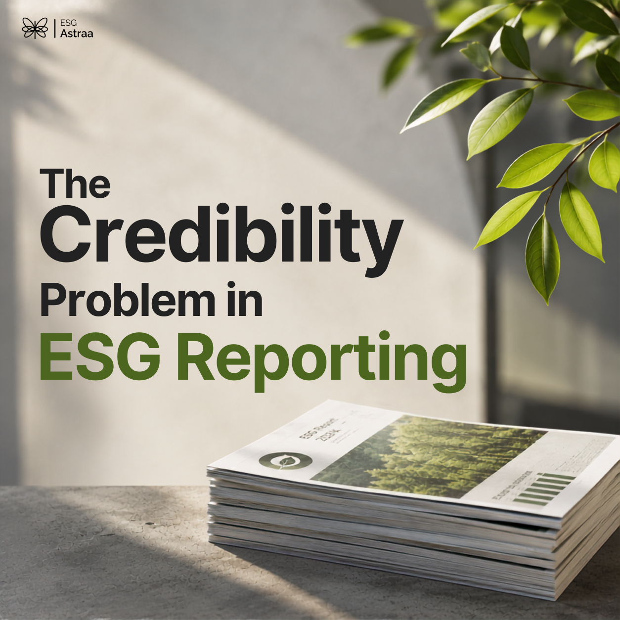The Credibility Problem in ESG Reporting