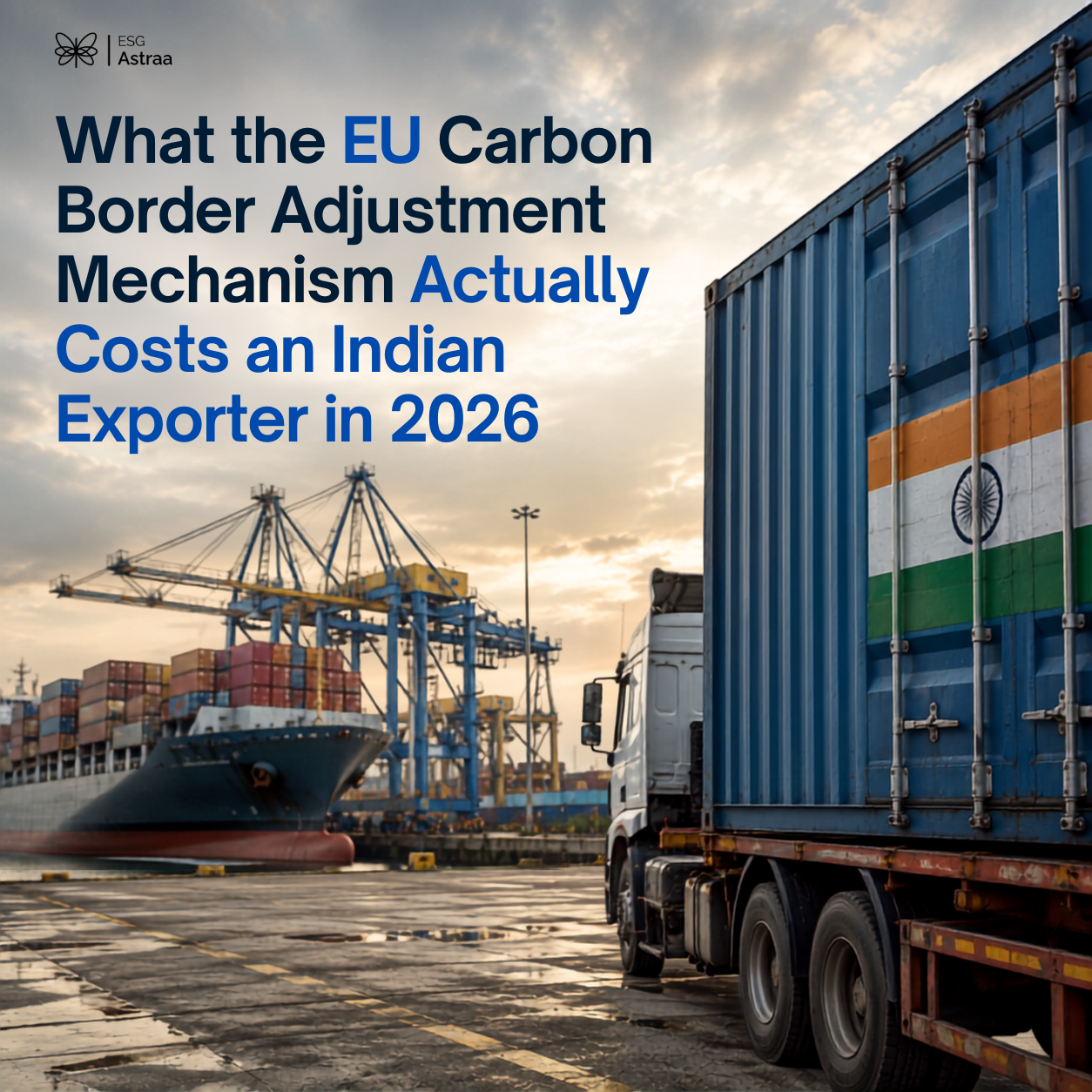 What the EU Carbon Border Adjustment Mechanism Actually Costs an Indian Exporter in 2026