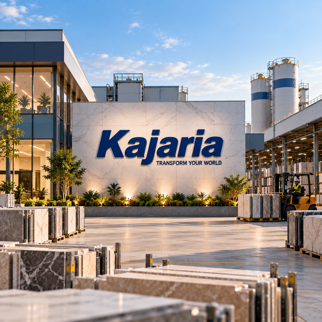 Kajaria Ceramics tile kiln fuel switching